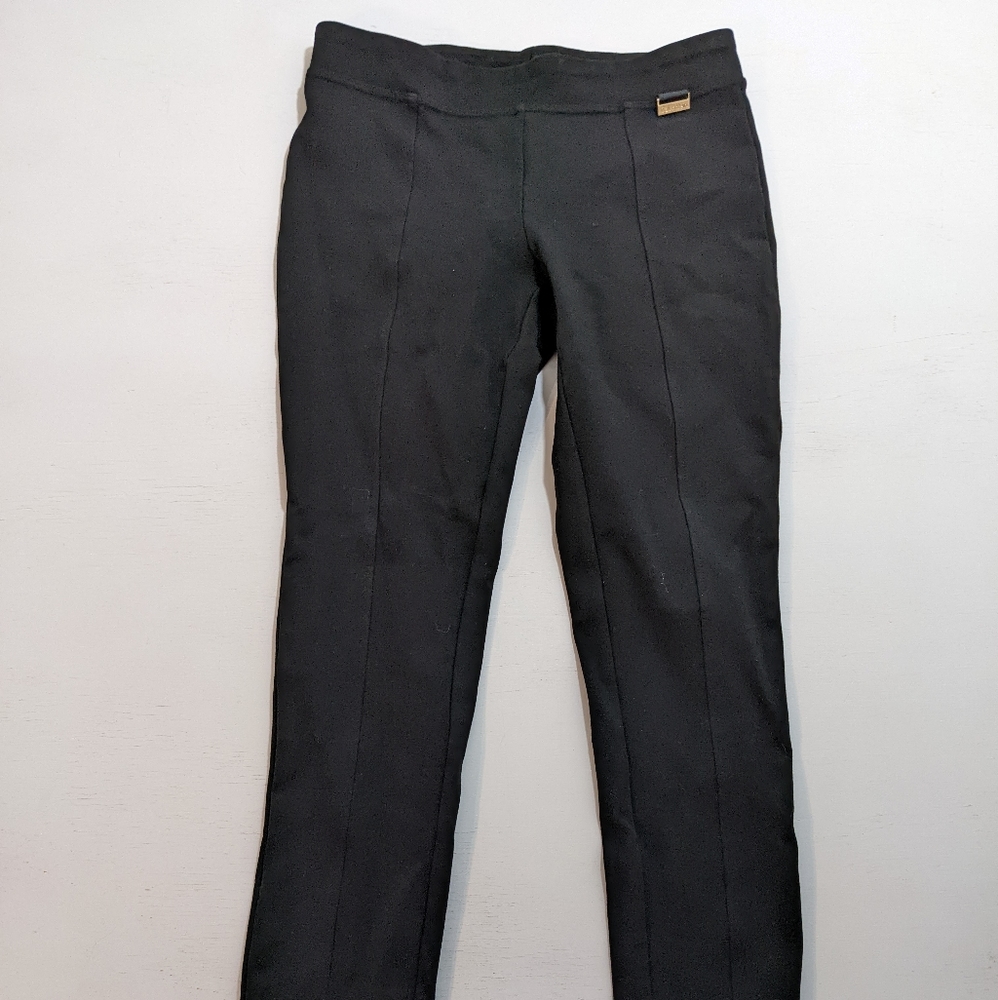 CALVIN KLEIN XS WOMEN'S PANTS LEGGINGS GUC BLACK.